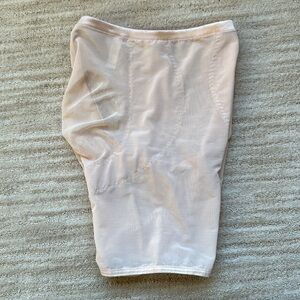 Flexees High Waist Firm Control Shapewear Booty Lifter Thigh Slimmer Nude Medium